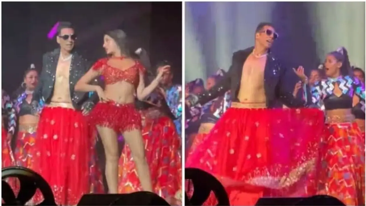 ಹೀಗಾದ್ರೂ ಹಣ ಮಾಡಿ: ರೆಡ್ ಲೆಹಂಗಾ ಧರಿಸಿ ನೋರಾ ಜೊತೆ ಕುಣಿದ ಅಕ್ಷಯ್ ಕುಮಾರ್ ಸಖತ್ ಟ್ರೋಲ್ 