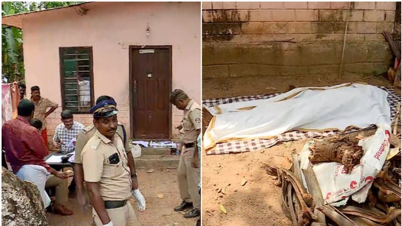 വീടിനു മുന്നിൽ രക്തക്കറ, കുറച്ചകലെ പോസ്റ്ററിൽ മൂടി മൃതദേഹം, അടിവസ്ത്രം മാത്രം; ഞെട്ടിച്ച് കോട്ടയത്തെ കൊലപാതകം