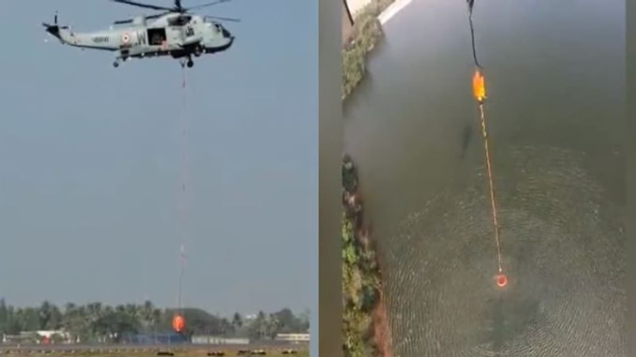 பிரம்மபுரம் கழிவு ஆலை தீவிபத்து… தீயைணைக்கும் பணியில் இந்திய கடற்படையின் ஐஎன்எஸ் கருடா!!