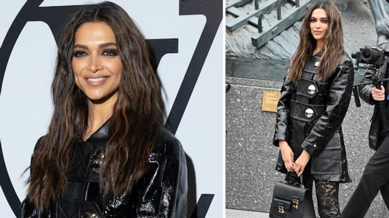 Deepika Padukone at Paris Fashion Week: Actress ramps up fashion quotient in SEXY leather Louis Vuitton outfit Deepika Padukone at Paris Fashion Week: Actress ramps up fashion quotient in SEXY leather Louis Vuitton outfit