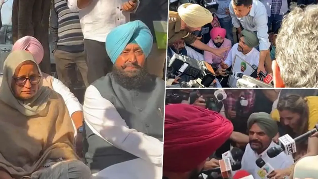 'Want CBI probe': Sidhu Moosewala's parents sit on dharna seeking justice for son; demand masterminds' arrest