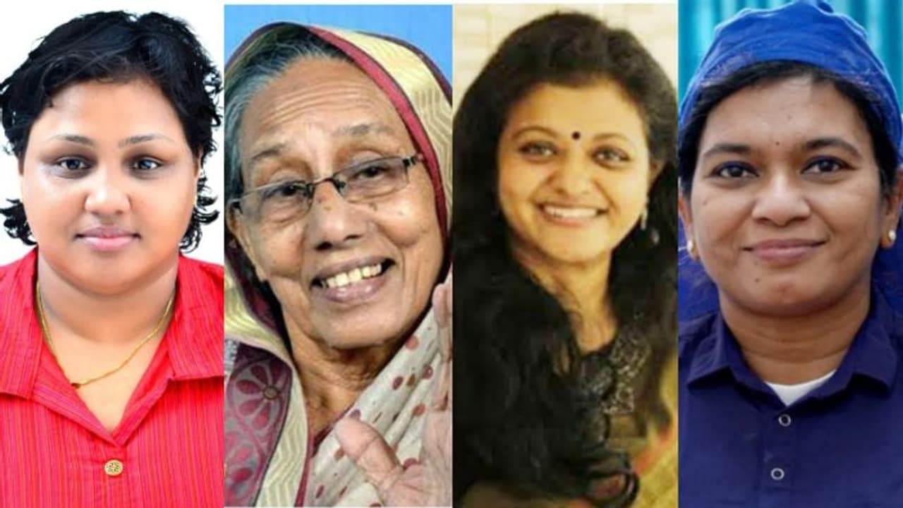 അതിജീവനത്തിന്റെ നിലമ്പൂർ ആയിഷ, കെസി ലേഖ, ലക്ഷ്മി എൻ മേനോൻ, ഡോ. ആർഎസ് സിന്ധു; വനിതാരത്ന പുരസ്കാരം അതിജീവനത്തിന്റെ നിലമ്പൂർ ആയിഷ, കെസി ലേഖ, ലക്ഷ്മി എൻ മേനോൻ, ഡോ. ആർഎസ് സിന്ധു; വനിതാരത്ന പുരസ്കാരം