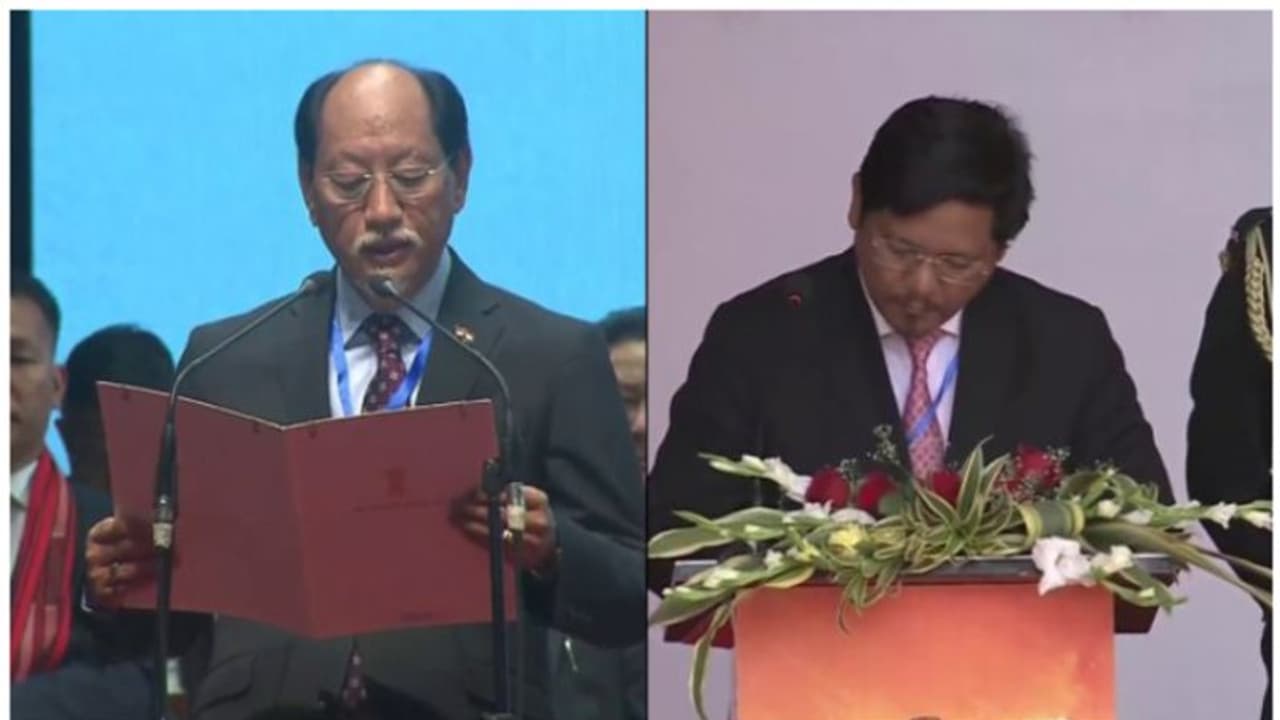 മേഘാലയയിലും നാഗാലാൻഡിലും പുതിയ സർക്കാർ അധികാരമേറ്റു, ചടങ്ങുകൾക്ക് സാക്ഷിയായി നരേന്ദ്രമോദി 