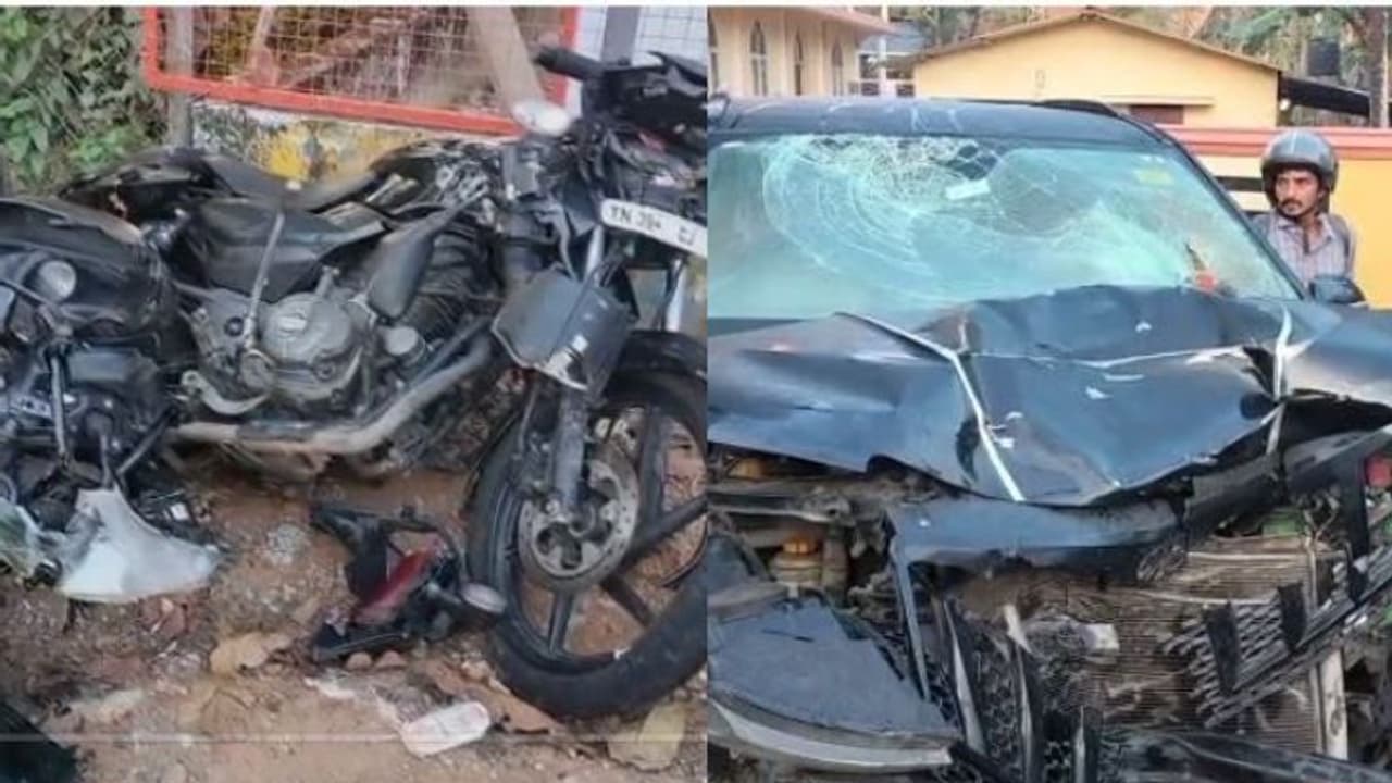 വളവ് തിരിഞ്ഞെത്തിയ കാര്‍ ബൈക്കുകളിൽ ഇടിച്ചുകയറി രണ്ട് യുവാക്കൾ മരിച്ചു