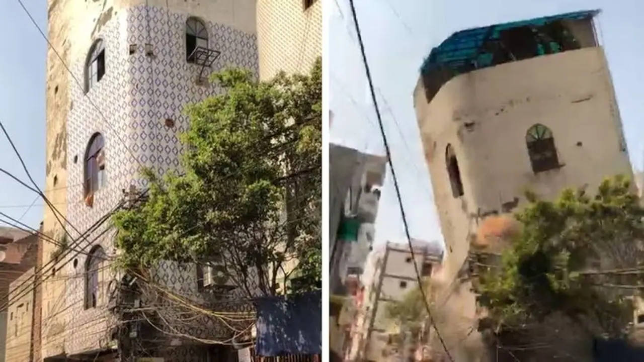 ದೆಹಲಿಯಲ್ಲಿ ಐದು ಅಂತಸ್ತಿನ ಕಟ್ಟಡ ಕುಸಿತ, ವಿಡಿಯೋ ವೈರಲ್! ದೆಹಲಿಯಲ್ಲಿ ಐದು ಅಂತಸ್ತಿನ ಕಟ್ಟಡ ಕುಸಿತ, ವಿಡಿಯೋ ವೈರಲ್!