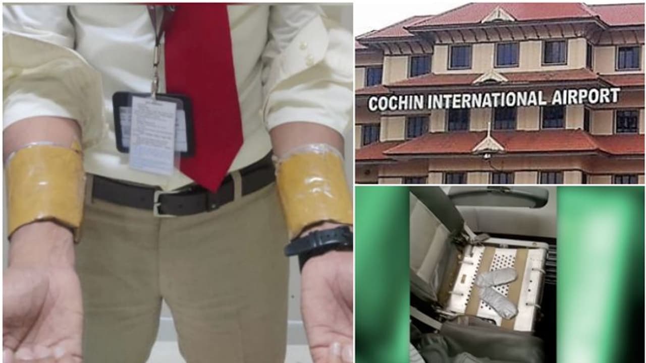 കൈയിൽ സ്വർണം ചുറ്റി ഷർട്ട് മൂടി കൂളായി നടന്നു, അതും എയർ ഇന്ത്യ ക്യാബിൻ ക്രൂ; പക്ഷേ നെടുമ്പാശ്ശേരിയിൽ പിടിവീണു കൈയിൽ സ്വർണം ചുറ്റി ഷർട്ട് മൂടി കൂളായി നടന്നു, അതും എയർ ഇന്ത്യ ക്യാബിൻ ക്രൂ; പക്ഷേ നെടുമ്പാശ്ശേരിയിൽ പിടിവീണു