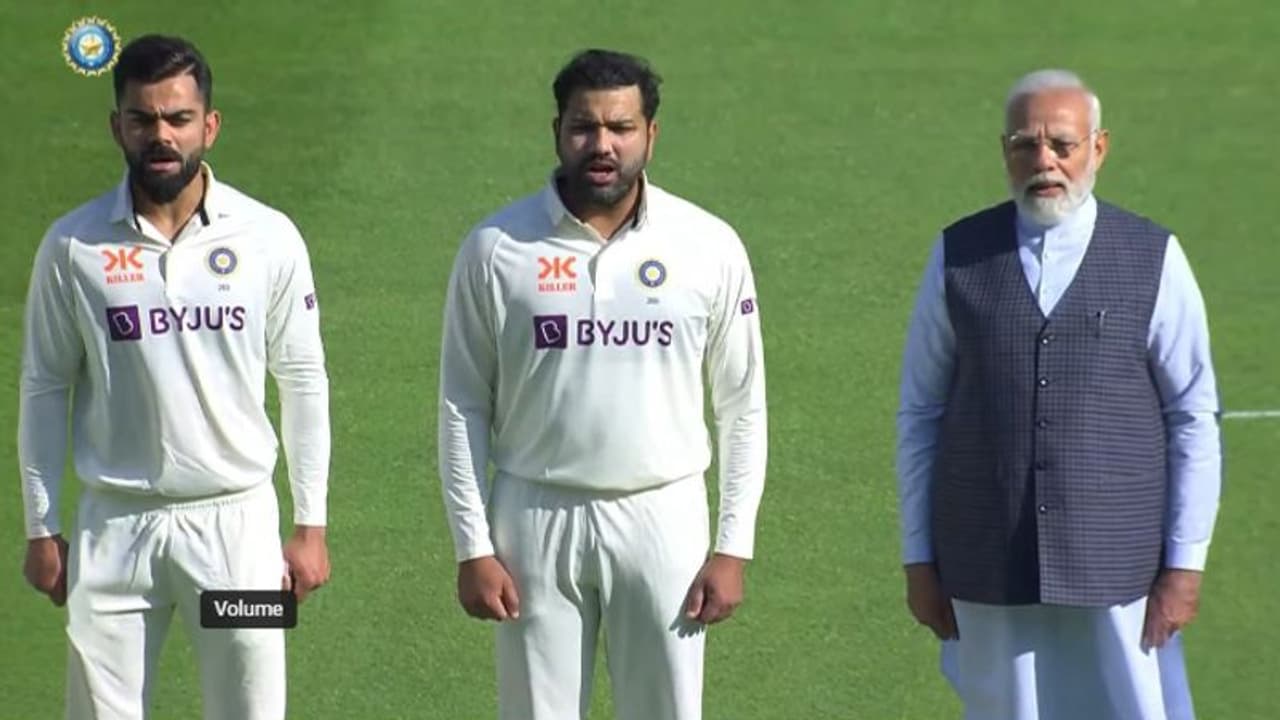 അഹമ്മദാബാദ് ടെസ്റ്റ്: ദേശീയ ഗാനത്തിന് ടീമുകള്‍ക്കൊപ്പം മോദിയും ഓസ്‌ട്രേലിയന്‍ പ്രധാനമന്ത്രി അല്‍ബനീസും വീഡിയോ