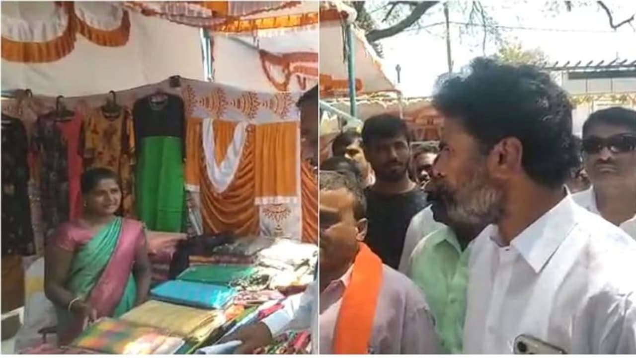 നെറ്റിയിൽ സിന്ദൂരമണിഞ്ഞില്ല; വനിതാ ദിനത്തിൽ യുവതിയെ പൊതുജന മധ്യത്തിൽ അപമാനിച്ച് ബിജെപി എംപി, വിവാദം വീഡിയോ