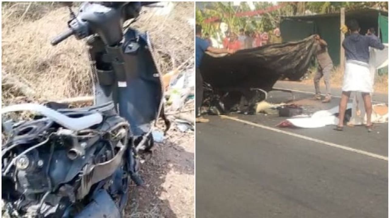 ദേശീയപാതയില് ബൈക്കും സ്കൂട്ടറും കൂട്ടിയിടിച്ചു; ജോലിക്ക് പോകാനിറങ്ങിയ യുവതിക്ക് ദാരുണാന്ത്യം ദേശീയപാതയില് ബൈക്കും സ്കൂട്ടറും കൂട്ടിയിടിച്ചു; ജോലിക്ക് പോകാനിറങ്ങിയ യുവതിക്ക് ദാരുണാന്ത്യം