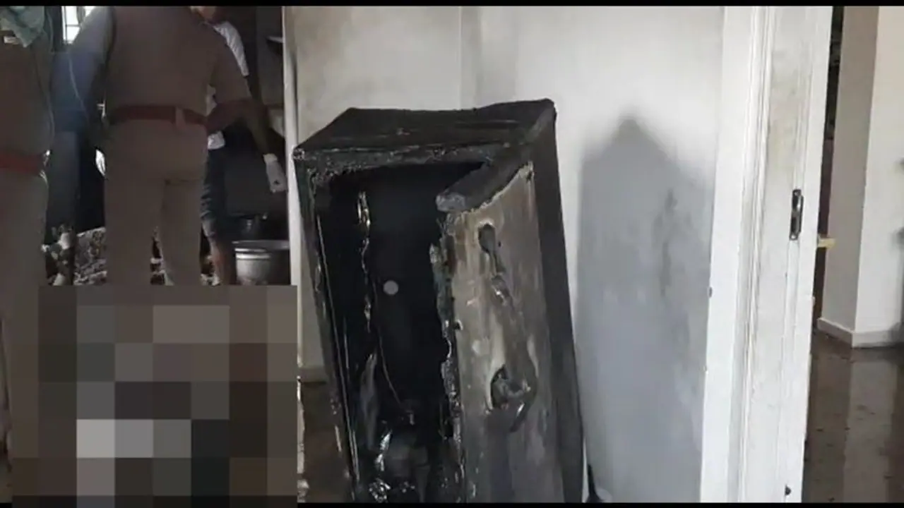 பிரிட்ஜ் வெடித்து காவல் ஆய்வாளர் உள்பட 2 பேர் உடல் கருகி பலி