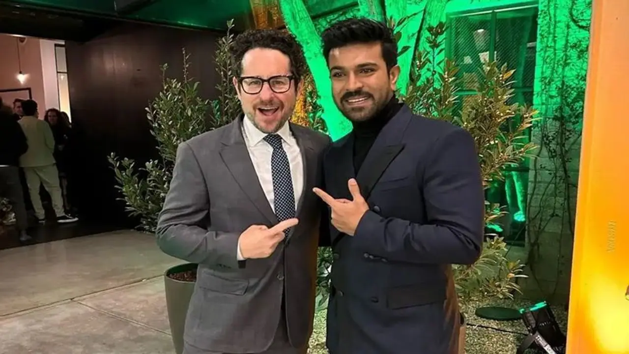 Ram Charan meets 'Star Wars’ director JJ Abrams, shares his joy and wish to work with him Ram Charan meets 'Star Wars’ director JJ Abrams, shares his joy and wish to work with him