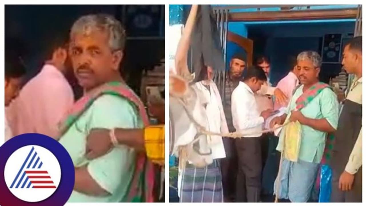 ಅಧಿಕಾರಿಗಳ ಹಣದಾಹ, ಲಂಚ ನೀಡಲು ಹಣವಿಲ್ಲದೆ ದುಡಿಮೆಯ ಎತ್ತನ್ನೇ ಕೊಡಲು ಪುರಸಭೆಗೆ ತಂದ ಹಾವೇರಿ ರೈತ!