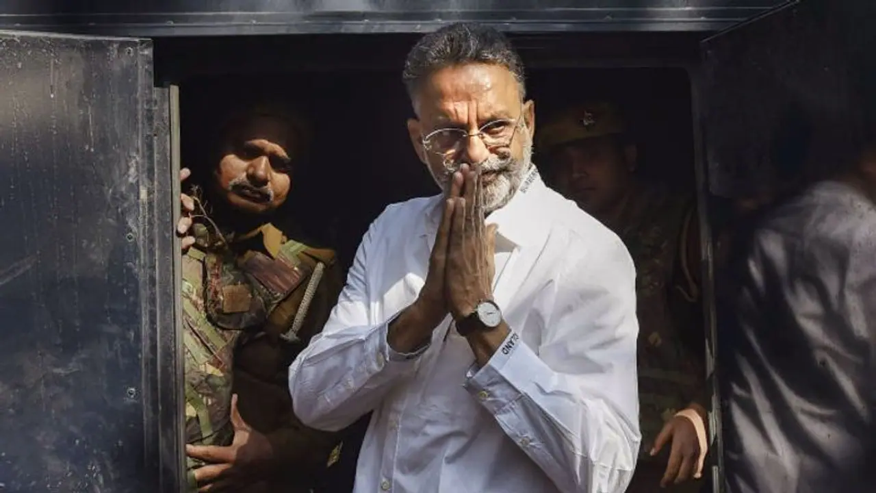 Jailed gangster Mukhtar Ansari convicted in 1991 Awadhesh Rai murder case, gets life imprisonment