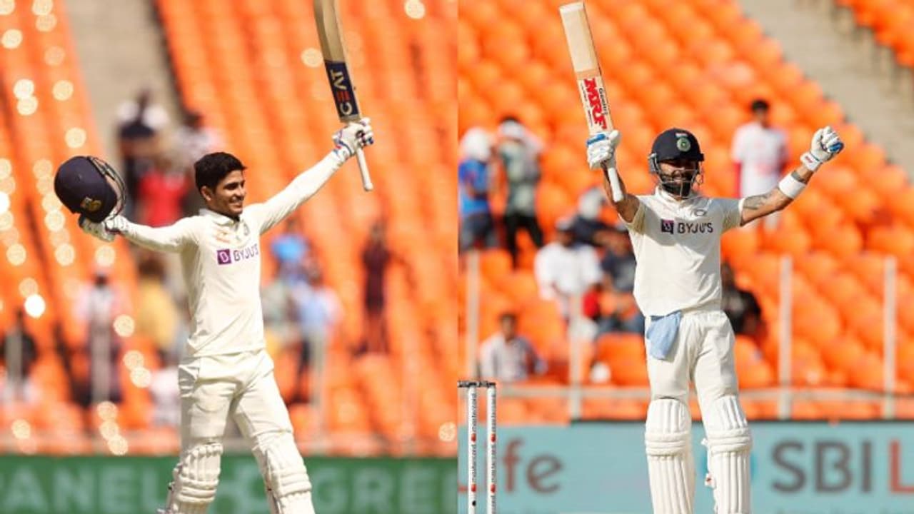 സെഞ്ചുറിയുമായി ഗില്, ഫിഫ്റ്റിയടിച്ച് കോലി; അഹമ്മദാബാദ് ടെസ്റ്റില് ഇഞ്ചോടിഞ്ച് പോരാട്ടം സെഞ്ചുറിയുമായി ഗില്, ഫിഫ്റ്റിയടിച്ച് കോലി; അഹമ്മദാബാദ് ടെസ്റ്റില് ഇഞ്ചോടിഞ്ച് പോരാട്ടം