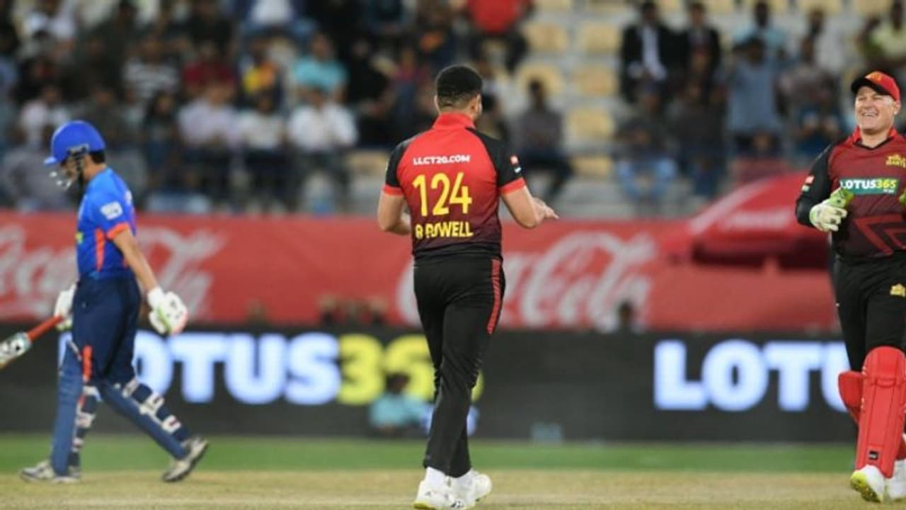 ഗംഭീറിന്‍റെ പോരാട്ടം പാഴായി; ലെജന്‍ഡ്സ് ലീഗില്‍ ഇന്ത്യ മഹാരാജാസിന് രണ്ടാം തോല്‍വി