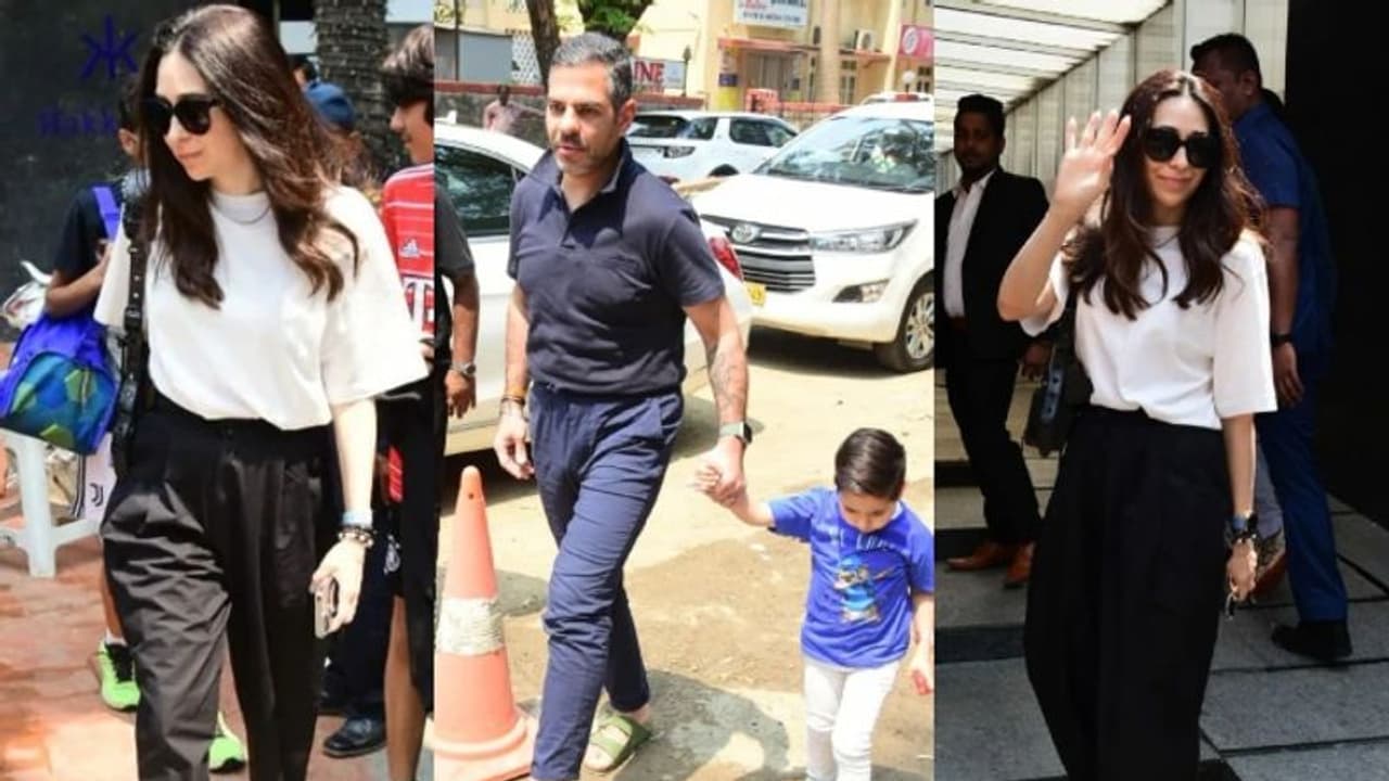 ವಿಚ್ಛೇದನ ಬಳಿಕ ಮೊದಲ ಬಾರಿಗೆ ಮಾಜಿ ಪತಿ ಜೊತೆ ಕಾಣಿಸಿಕೊಂಡ ಕರಿಶ್ಮಾ ಕಪೂರ್