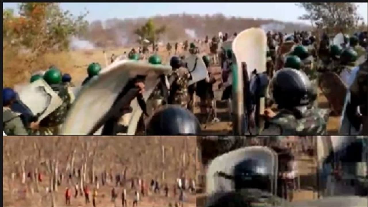 ಅರಣ್ಯ ಒತ್ತುವರಿ ತೆರವು ವೇಳೆ ಘರ್ಷಣೆ: ಅರಣ್ಯ ಸಿಬ್ಬಂದಿ ಮೇಲೆ ಕಚ್ಚಾಬಾಂಬ್ ಎಸೆದ ಗ್ರಾಮಸ್ಥರು ಅರಣ್ಯ ಒತ್ತುವರಿ ತೆರವು ವೇಳೆ ಘರ್ಷಣೆ: ಅರಣ್ಯ ಸಿಬ್ಬಂದಿ ಮೇಲೆ ಕಚ್ಚಾಬಾಂಬ್ ಎಸೆದ ಗ್ರಾಮಸ್ಥರು