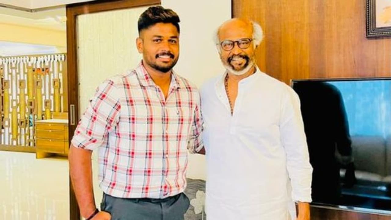 'ഏഴാം വയസുമുതലുള്ള ആരാധന, 21 വർഷങ്ങൾക്ക് ശേഷം ആ ദിവസം വന്നെത്തി'; രജനിക്കൊപ്പം സഞ്ജു 'ഏഴാം വയസുമുതലുള്ള ആരാധന, 21 വർഷങ്ങൾക്ക് ശേഷം ആ ദിവസം വന്നെത്തി'; രജനിക്കൊപ്പം സഞ്ജു