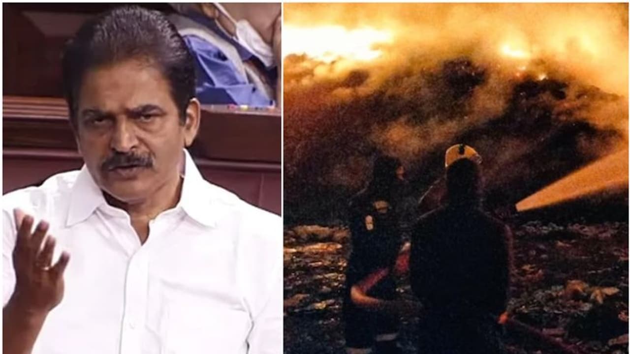 പാർലമെന്റിൽ ബ്രഹ്മപുരം 'തീ പിടിച്ച' ചർച്ചയാകും? അടിയന്തര പ്രമേയത്തിന് കെസി വേണുഗോപാലടക്കമുള്ളവരുടെ നോട്ടീസ് പാർലമെന്റിൽ ബ്രഹ്മപുരം 'തീ പിടിച്ച' ചർച്ചയാകും? അടിയന്തര പ്രമേയത്തിന് കെസി വേണുഗോപാലടക്കമുള്ളവരുടെ നോട്ടീസ്