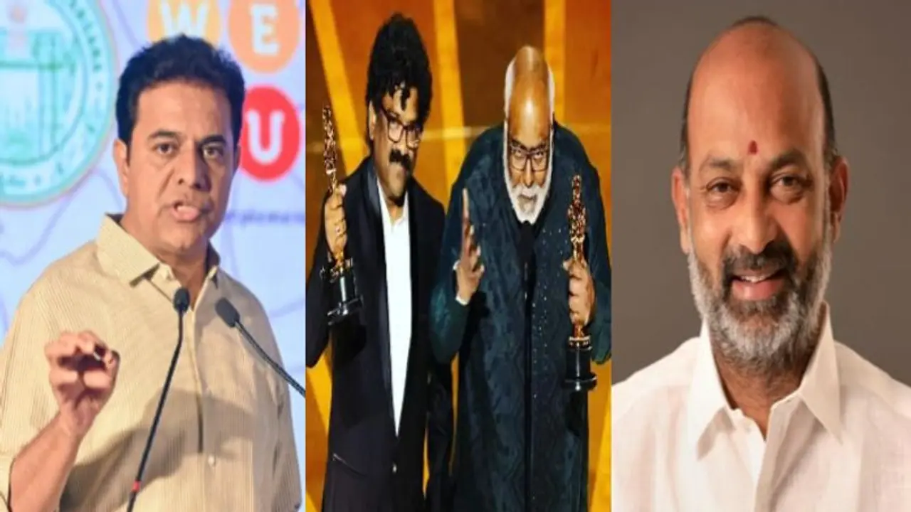 మోదీ వల్ల అవార్డు వచ్చిందని చెబుతాడు.. బండి సంజయ్పై సెటైర్లు.. హాట్ టాపిక్గా కేటీఆర్ ట్వీట్.. మోదీ వల్ల అవార్డు వచ్చిందని చెబుతాడు.. బండి సంజయ్పై సెటైర్లు.. హాట్ టాపిక్గా కేటీఆర్ ట్వీట్..