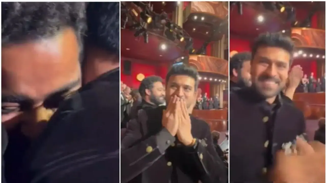 Oscar 2023; ಆಸ್ಕರ್ ಗೆದ್ದ ಬಳಿಕ ರಾಮ್ ಚರಣ್, ಜೂ.ಎನ್‌ಟಿಆರ್ ಫಸ್ಟ್ ರಿಯಾಕ್ಷನ್ ವಿಡಿಯೋ ವೈರಲ್ 