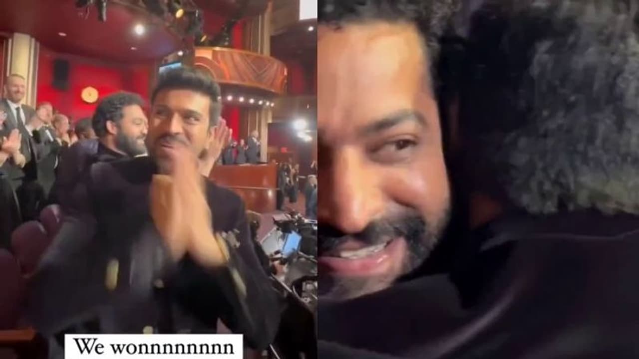 ఆస్కార్ ప్రకటించగానే రాంచరణ్, ఎన్టీఆర్ క్రేజీ రియాక్షన్ ఇదే.. రాజమౌళి అయితే, వైరల్ వీడియో ఆస్కార్ ప్రకటించగానే రాంచరణ్, ఎన్టీఆర్ క్రేజీ రియాక్షన్ ఇదే.. రాజమౌళి అయితే, వైరల్ వీడియో