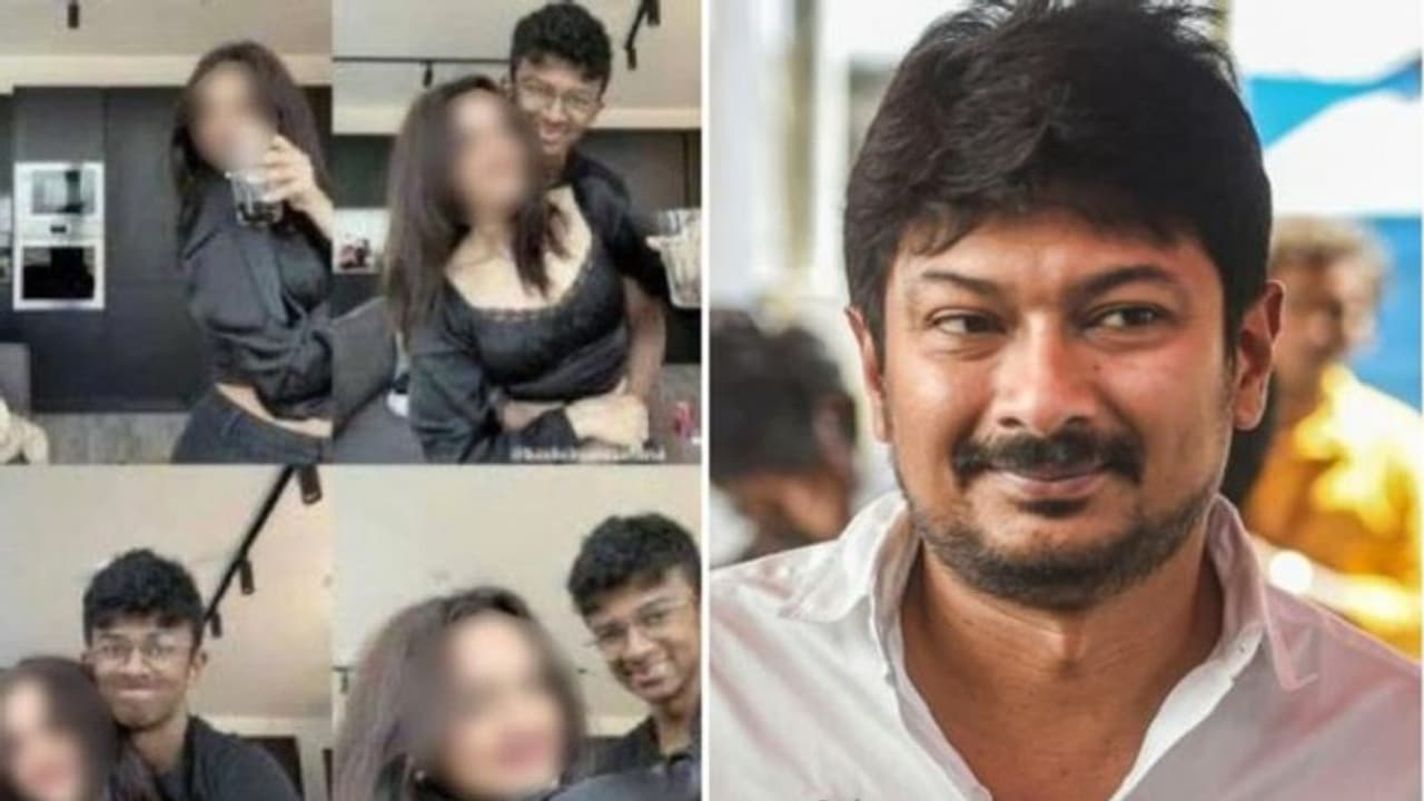 ಗೆಳತಿ ಜತೆ CM ಸ್ಟಾಲಿನ್ ಮೊಮ್ಮಗನ ಫೋಟೋ ವೈರಲ್, ಬಿರುಗಾಳಿ ಎಬ್ಬಿಸಿದ ಉದಯನಿಧಿ ಮಗನ ಲವ್ವಿಡವ್ವಿ! ಗೆಳತಿ ಜತೆ CM ಸ್ಟಾಲಿನ್ ಮೊಮ್ಮಗನ ಫೋಟೋ ವೈರಲ್, ಬಿರುಗಾಳಿ ಎಬ್ಬಿಸಿದ ಉದಯನಿಧಿ ಮಗನ ಲವ್ವಿಡವ್ವಿ!