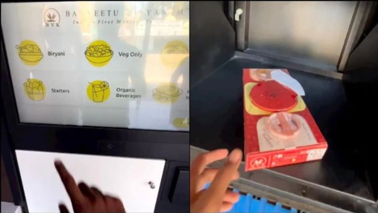 ஏடிஎம்மில் இருந்து பணம் மட்டுமா.? இனி பிரியாணியும் கிடைக்கும்.! சென்னையில் சூப்பரான வசதி அறிமுகம் ஏடிஎம்மில் இருந்து பணம் மட்டுமா.? இனி பிரியாணியும் கிடைக்கும்.! சென்னையில் சூப்பரான வசதி அறிமுகம்