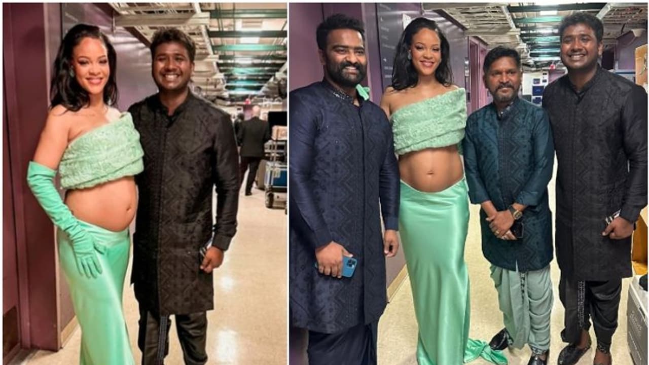 ಇದು ಭಾವನಾತ್ಮಕ ಕ್ಷಣ; ಗಾಯಕಿ ರಿಹಾನ್ನಾ ಭೇಟಿಯಾಗಿ ಸಂತಸ ಹಂಚಿಕೊಂಡ 'ನಾಟು ನಾಟು..' ಗಾಯಕರು