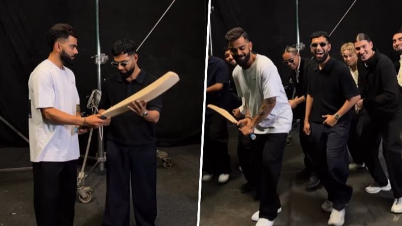 WATCH: Virat Kohli shakes a leg with Norwegian dance group Quick Style; fans ask why no Kala Chashma?