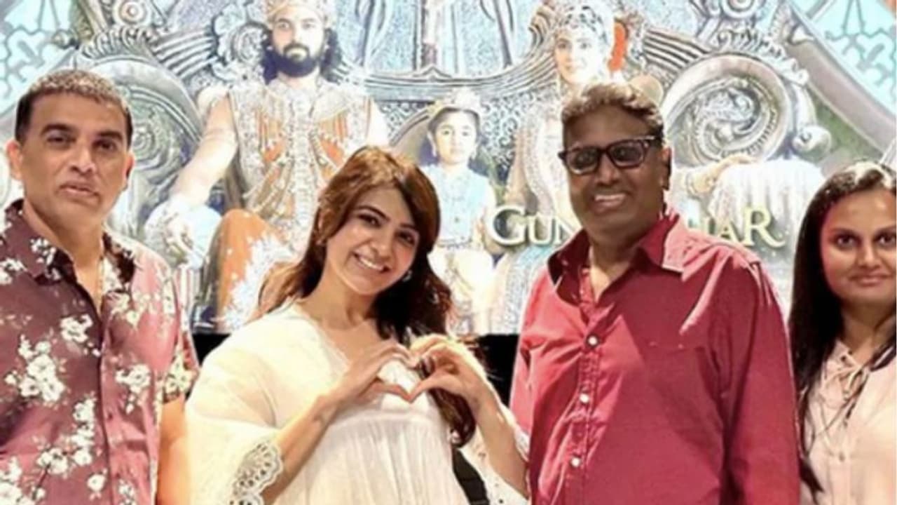 'ശാകുന്തളം' കണ്ട് ആദ്യ റിവ്യുവുമായി ചിത്രത്തിലെ നായിക സാമന്ത