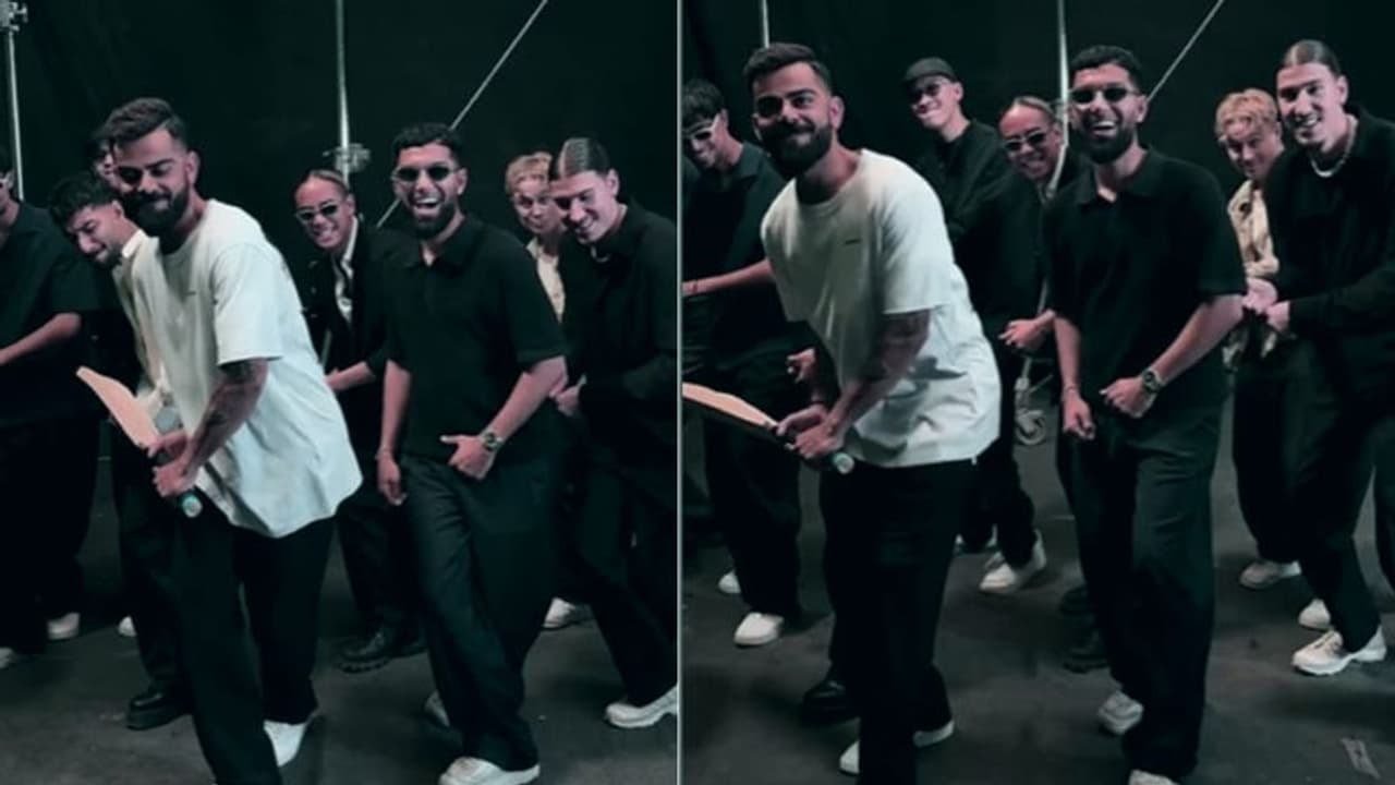 மகிழ்ச்சியின் உச்சகட்டம், நார்வே நாட்டு டான்ஸ் குழுவோடு சேர்ந்து டான்ஸ் ஆடிய விராட் கோலி! மகிழ்ச்சியின் உச்சகட்டம், நார்வே நாட்டு டான்ஸ் குழுவோடு சேர்ந்து டான்ஸ் ஆடிய விராட் கோலி!