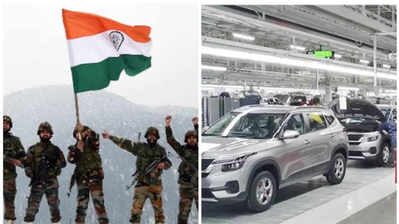 രാജ്യത്തിന്റെ ഹീറോകള്ക്ക് കിയയുടെ സ്നേഹസമ്മാനം, സൈനിക കാന്റീനുകളില് വമ്പൻ വിലക്കുറവില് സെല്റ്റോസ്! രാജ്യത്തിന്റെ ഹീറോകള്ക്ക് കിയയുടെ സ്നേഹസമ്മാനം, സൈനിക കാന്റീനുകളില് വമ്പൻ വിലക്കുറവില് സെല്റ്റോസ്!