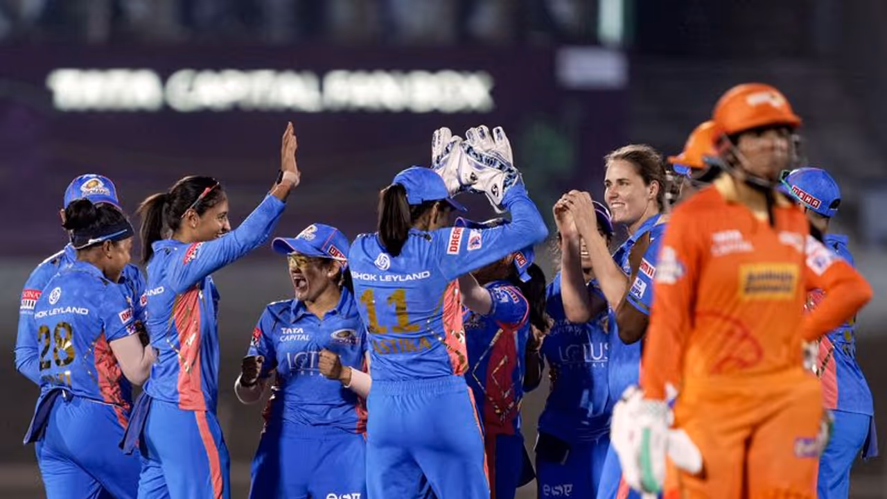 WPL 2023: '8th trophy is coming' Social media delighted as MI crushes GG to sail into playoffs WPL 2023: '8th trophy is coming' Social media delighted as MI crushes GG to sail into playoffs