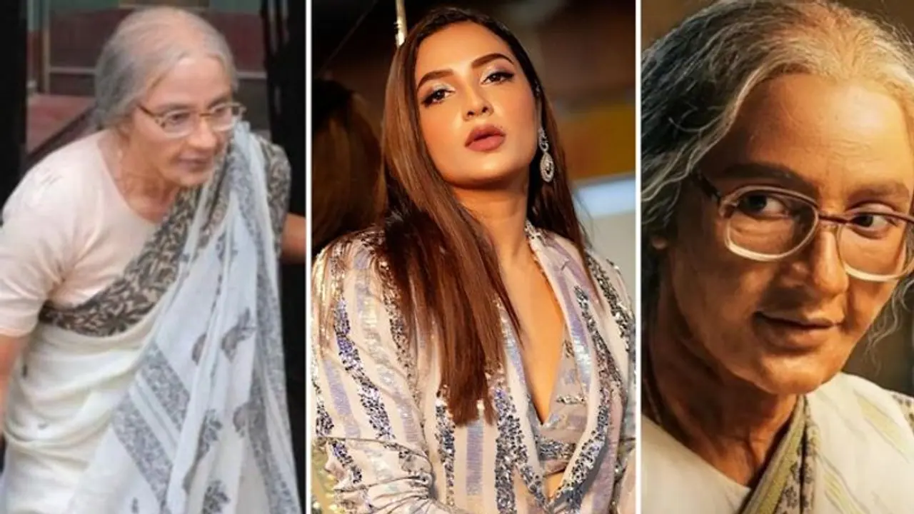 Indubala Bhaater Hotel: Here's how 32 year old Subhashree Ganguly turns into 75 year old lady (Video)