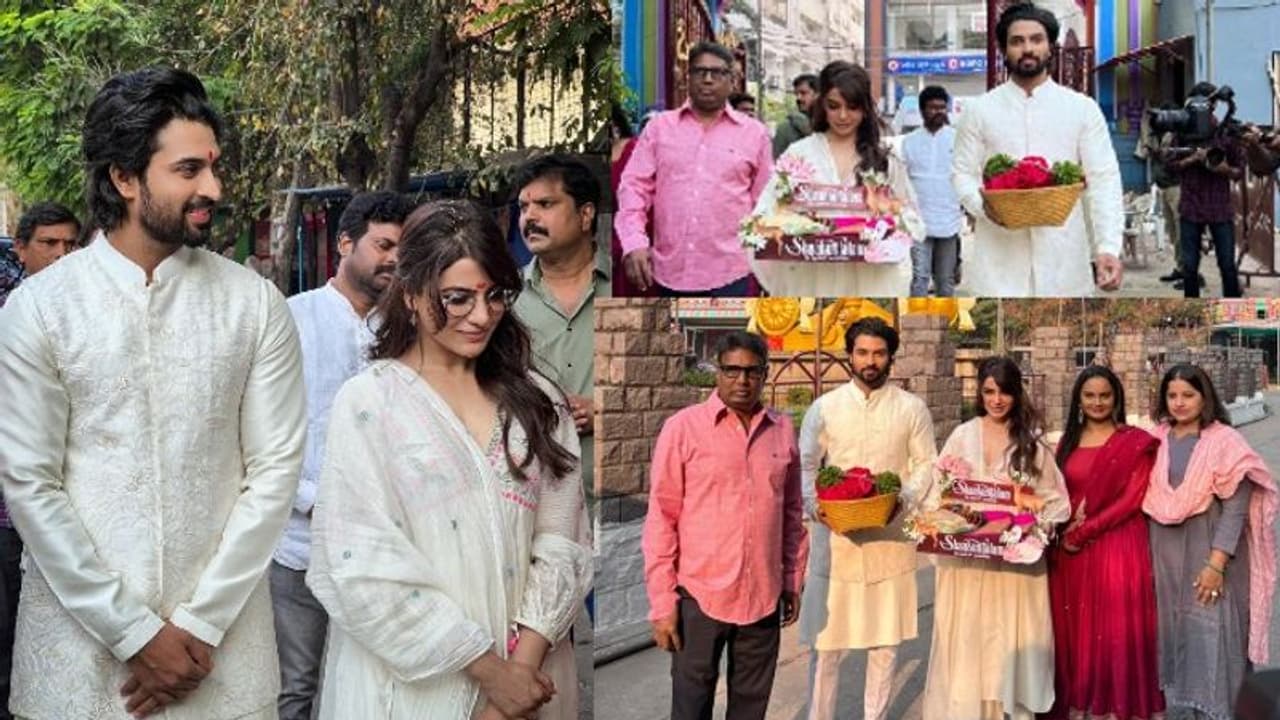 சமந்தாவுடன் சென்று 'சாகுந்தலம்' படக்குழுவினர் ஸ்ரீ பெடம்மா தல்லி கோயிலில் நேர்த்திக்கடன் செலுத்தினர்!