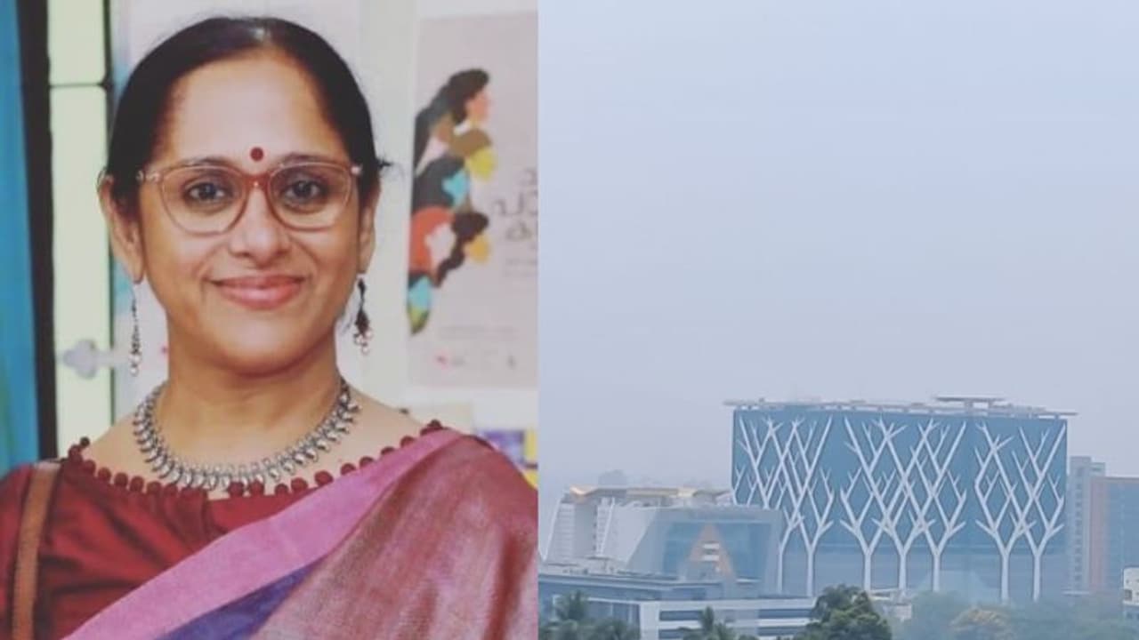 'ഇത് ബ്രഹ്മപുരത്തെ പുകയാണോ ? വിവരമുള്ളവർ പറഞ്ഞു തരണേ': സജിത മഠത്തിൽ ചോദിക്കുന്നു