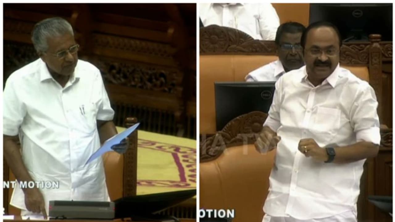 രൂക്ഷമായ വാക്പോര്; അടിയന്തര പ്രമേയമെല്ലാം അനുവദിക്കാനാകില്ല മുഖ്യമന്ത്രി, സഭ നടക്കില്ല പ്രതിപക്ഷ നേതാവ് രൂക്ഷമായ വാക്പോര്; അടിയന്തര പ്രമേയമെല്ലാം അനുവദിക്കാനാകില്ല മുഖ്യമന്ത്രി, സഭ നടക്കില്ല പ്രതിപക്ഷ നേതാവ്