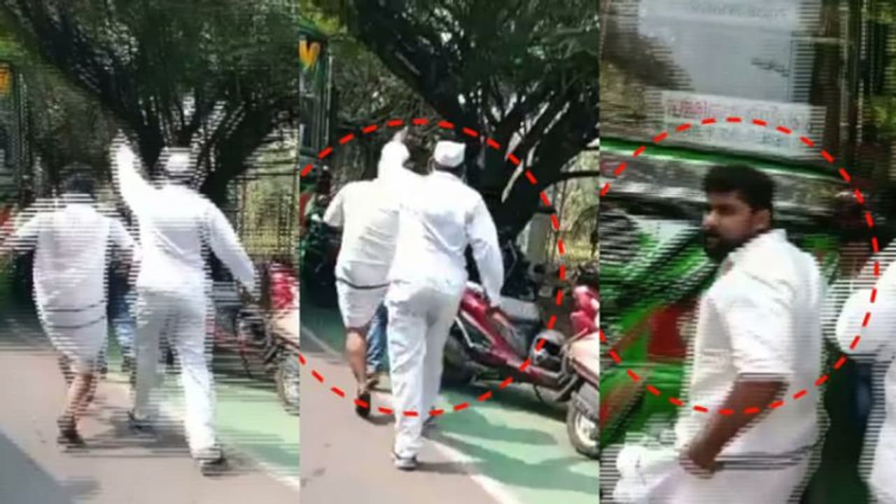 കൊച്ചി കോർപറേഷനിൽ കോൺഗ്രസ് ഉപരോധം; ജോലിക്കെത്തിയ ജീവനക്കാരനെ ചവിട്ടി, വെള്ളക്കുപ്പി എറിഞ്ഞു