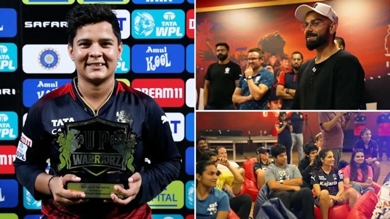 WPL 2023: Kanika Ahuja reveals how Virat Kohli fired her up after securing RCB's maiden win WPL 2023: Kanika Ahuja reveals how Virat Kohli fired her up after securing RCB's maiden win