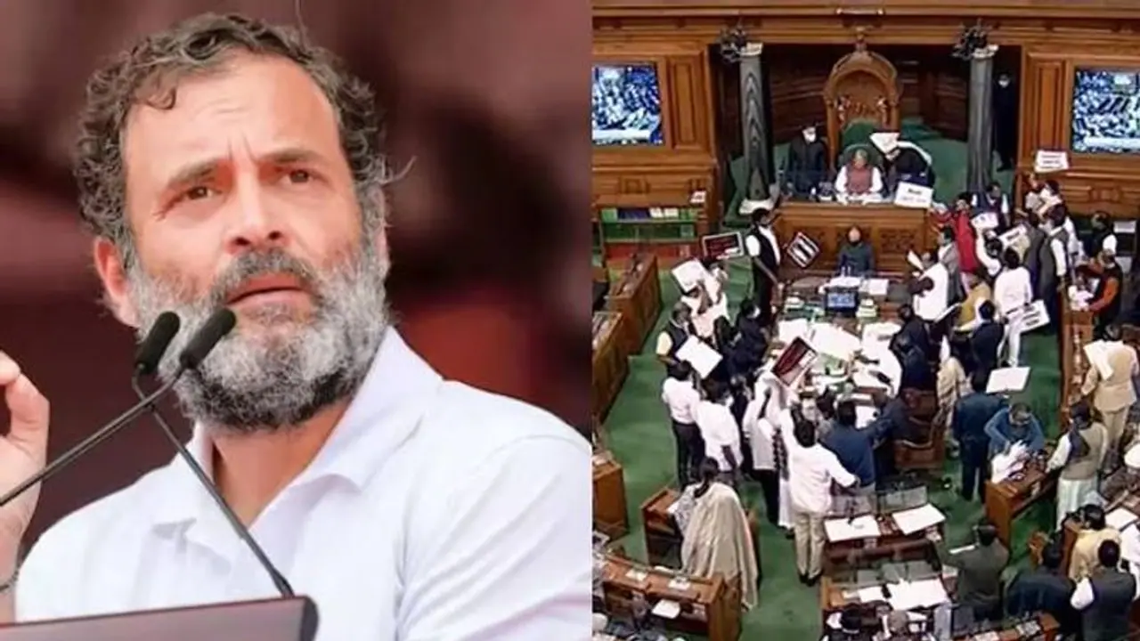 ಸತತ 4ನೇ ದಿನವೂ ಸಂಸತ್ ಕಲಾಪ ಬಲಿ, ಆರೋಪಗಳಿಗೆ ಸಂಸತ್ತಿನಲ್ಲೇ ಉತ್ತರ: ರಾಹುಲ್ ಸತತ 4ನೇ ದಿನವೂ ಸಂಸತ್ ಕಲಾಪ ಬಲಿ, ಆರೋಪಗಳಿಗೆ ಸಂಸತ್ತಿನಲ್ಲೇ ಉತ್ತರ: ರಾಹುಲ್