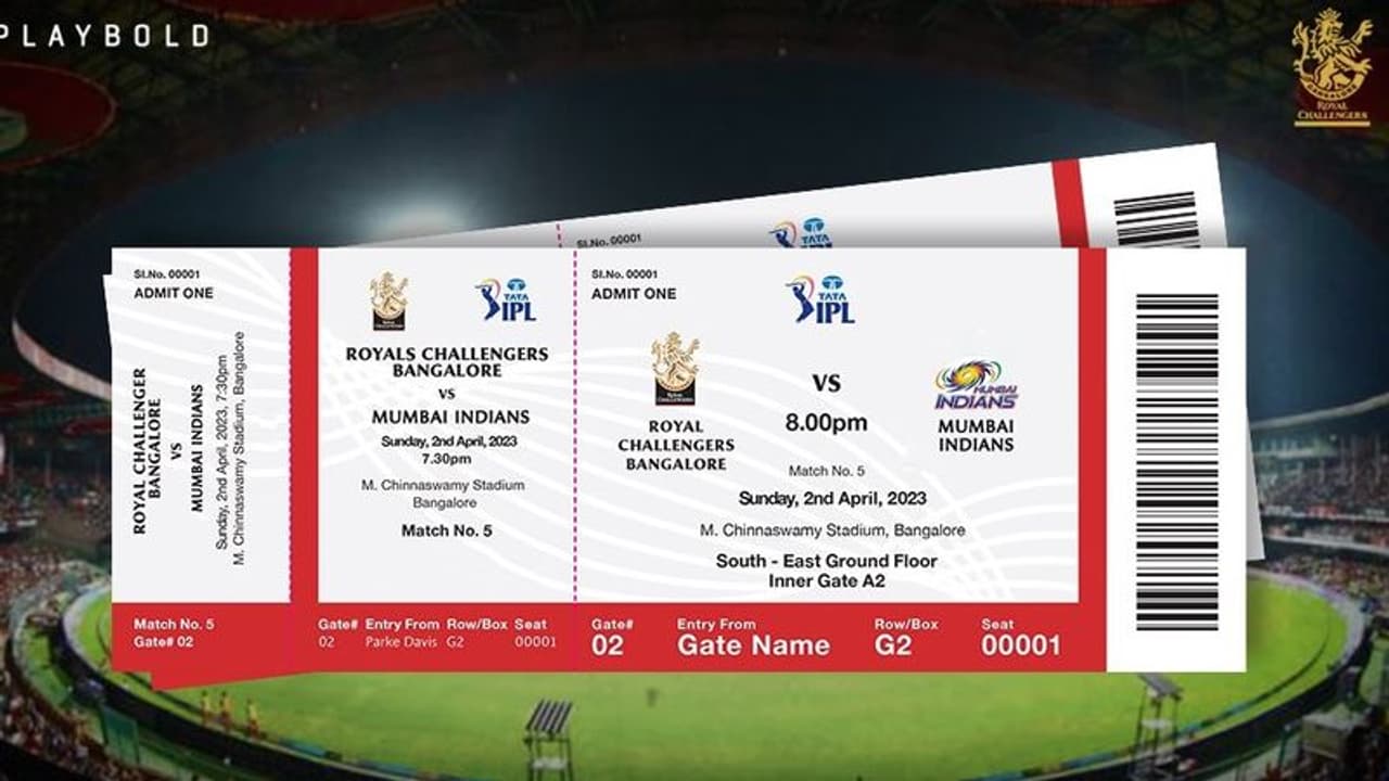 IPL 2023: ತವರಿನ ಪಂದ್ಯಗಳ ಟಿಕೆಟ್‌ ಮಾರಾಟ ಘೋಷಿಸಿದ ಆರ್‌ಸಿಬಿ, ರೇಟ್‌ ಎಷ್ಟು? ಖರೀದಿ ಹೇಗೆ?