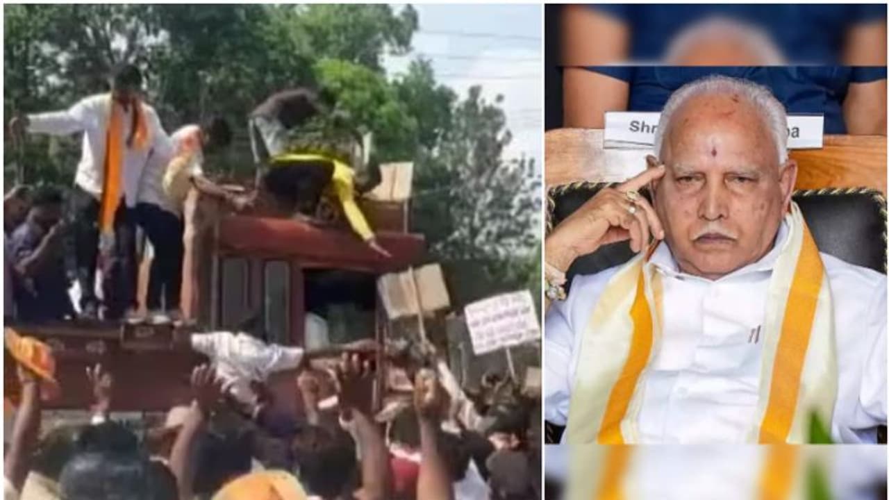 തെരഞ്ഞെടുപ്പ് പ്രചാരണത്തിനെത്തിയ യെദിയൂരപ്പയെ ബിജെപി പ്രവർത്തകർ തടഞ്ഞു, റാലി റദ്ദാക്കി