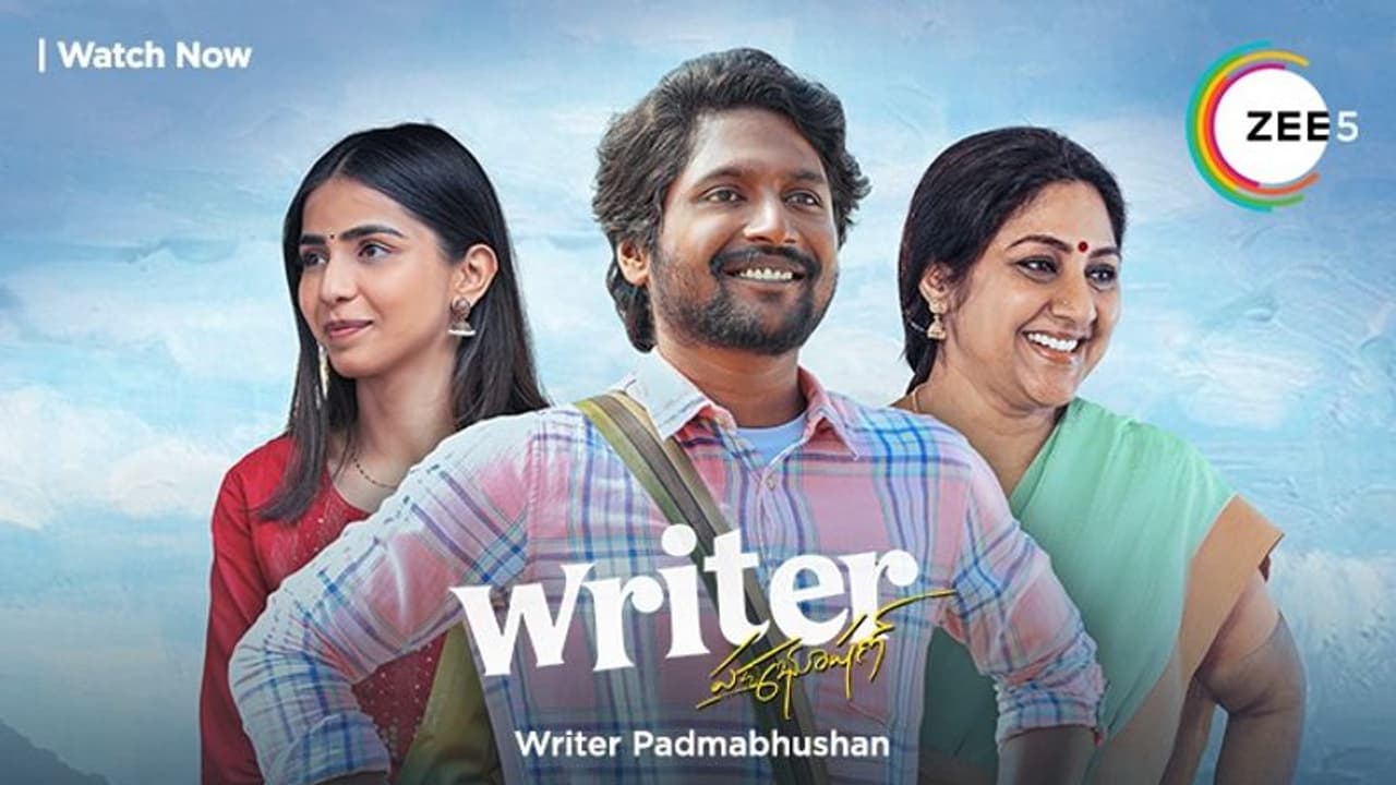 జీ5లో మార్చి 17న 'రైటర్ పద్మభూషణ్' వరల్డ్ వైడ్ ప్రీమియర్స్ జీ5లో మార్చి 17న 'రైటర్ పద్మభూషణ్' వరల్డ్ వైడ్ ప్రీమియర్స్