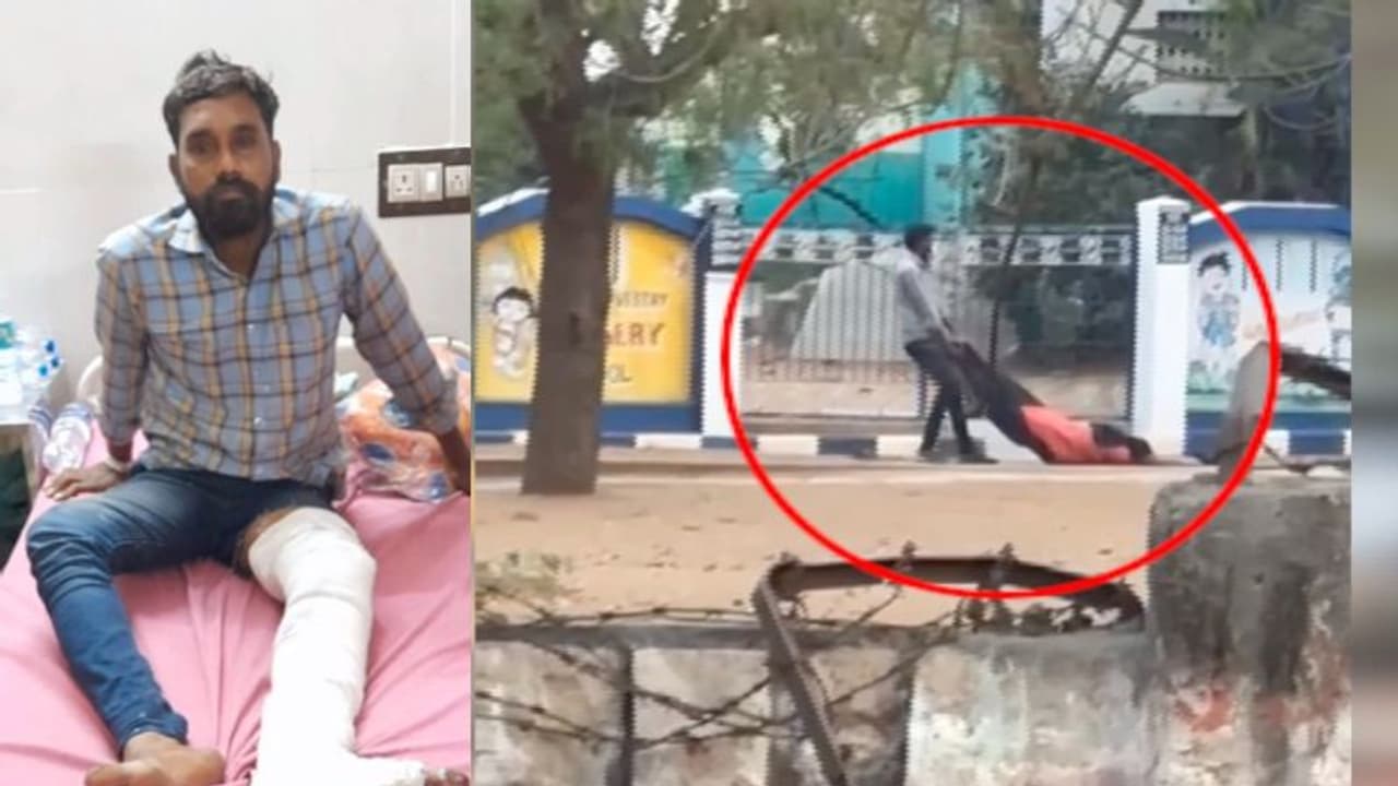 പ്രൊഫസറെ അടിച്ചുവീഴ്ത്തി റോഡരികിൽ തള്ളി, സ്കൂട്ടറുമായി രക്ഷപ്പെടുന്നതിനിടെ അപകടം, കാലൊടിഞ്ഞു, പ്രതി പിടിയിൽ പ്രൊഫസറെ അടിച്ചുവീഴ്ത്തി റോഡരികിൽ തള്ളി, സ്കൂട്ടറുമായി രക്ഷപ്പെടുന്നതിനിടെ അപകടം, കാലൊടിഞ്ഞു, പ്രതി പിടിയിൽ