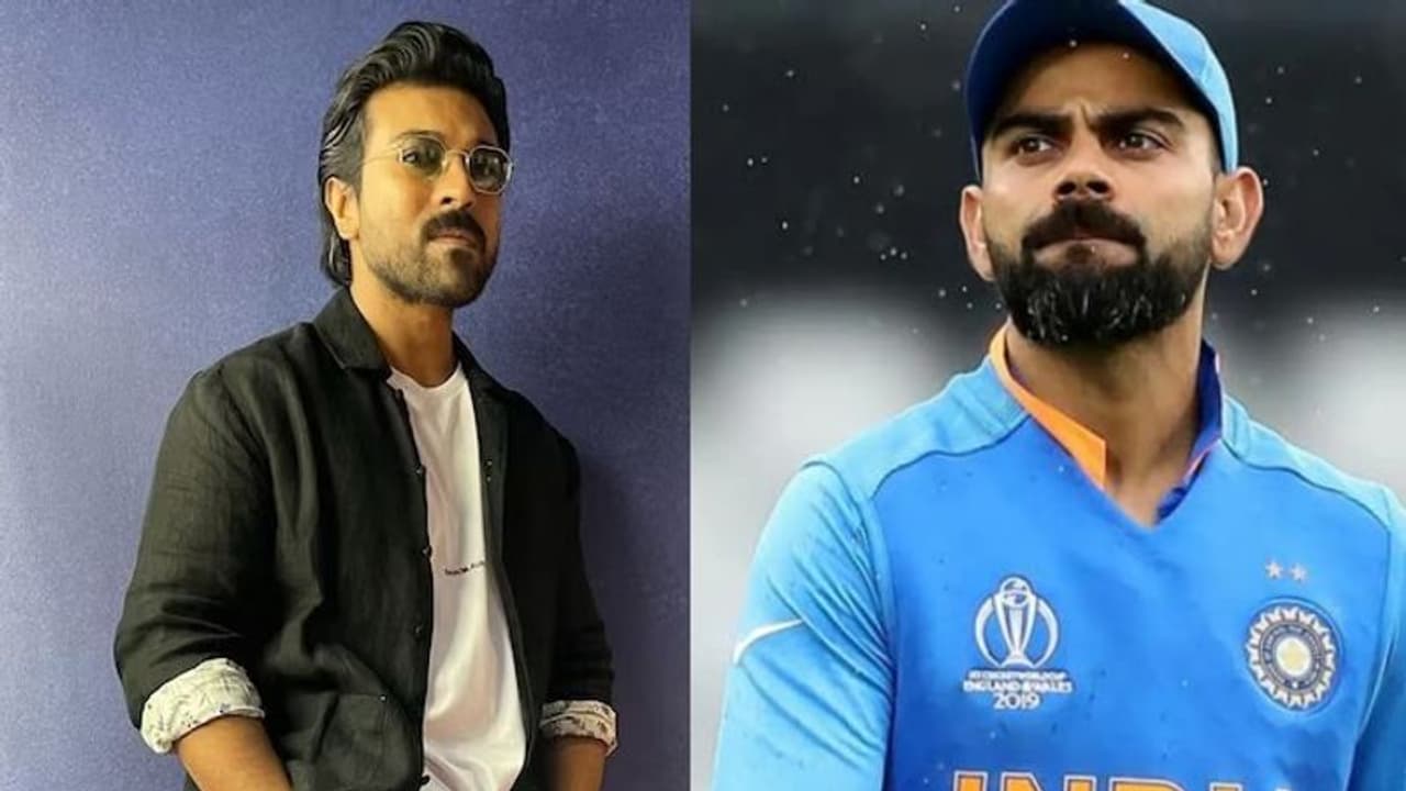 ವಿರಾಟ್ ಕೊಹ್ಲಿ ಬಯೋಪಿಕ್‌ನಲ್ಲಿ ನಟಿಸುವ ಆಸೆ; ನಟ ರಾಮ್ ಚರಣ್ 