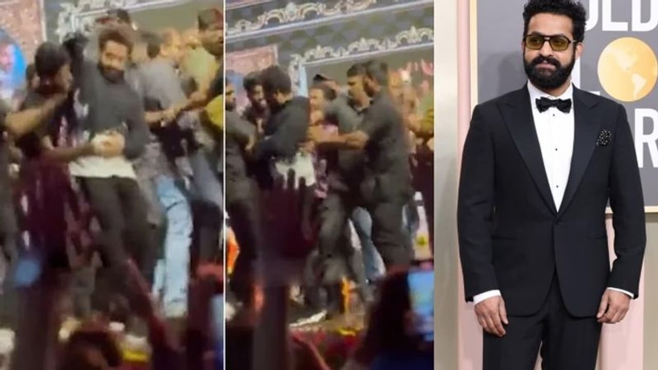 ఎన్టీఆర్ కు షాక్ ఇచ్చిన అభిమాని, ఉలిక్కిపడ్డ తారక్.. పైకి దూసుకొచ్చి ఏం చేశాడంటే..? ఎన్టీఆర్ కు షాక్ ఇచ్చిన అభిమాని, ఉలిక్కిపడ్డ తారక్.. పైకి దూసుకొచ్చి ఏం చేశాడంటే..?