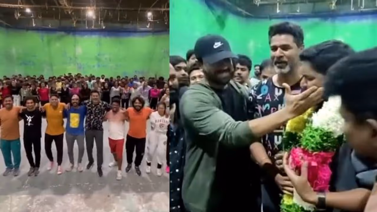 RC15 సెట్స్ లో గ్రాండ్ స్టైల్ లో ఆస్కార్ సెలెబ్రేషన్స్, రియల్ హీరోకి సన్మానం.. దుమ్ములేపిన ప్రభుదేవా RC15 సెట్స్ లో గ్రాండ్ స్టైల్ లో ఆస్కార్ సెలెబ్రేషన్స్, రియల్ హీరోకి సన్మానం.. దుమ్ములేపిన ప్రభుదేవా