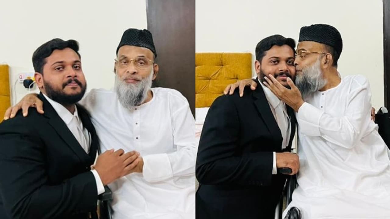 'എന്റെ മകൻ ന്യായാന്യായങ്ങളെ വേർതിരിക്കാനുള്ള കറുത്ത ഗൗൺ അണിഞ്ഞു', മകന്‍ അഭിഭാഷകനായ സന്തോഷം പറഞ്ഞ് മദനി