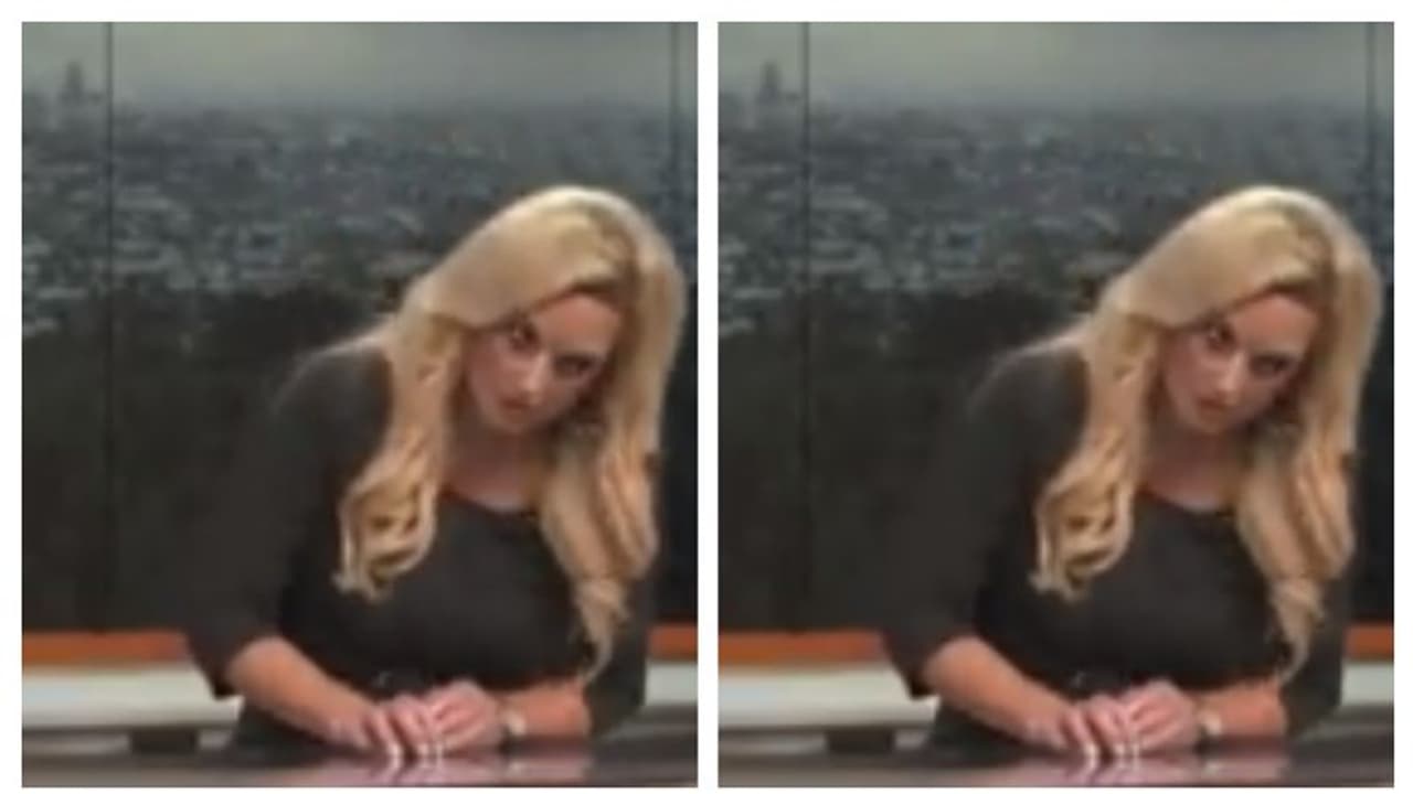 ലൈവ് വാർത്താ അവതാരണത്തിനിടെ മാധ്യമ പ്രവർത്തക ബോധം കെട്ടുവീണു; വീഡിയോ